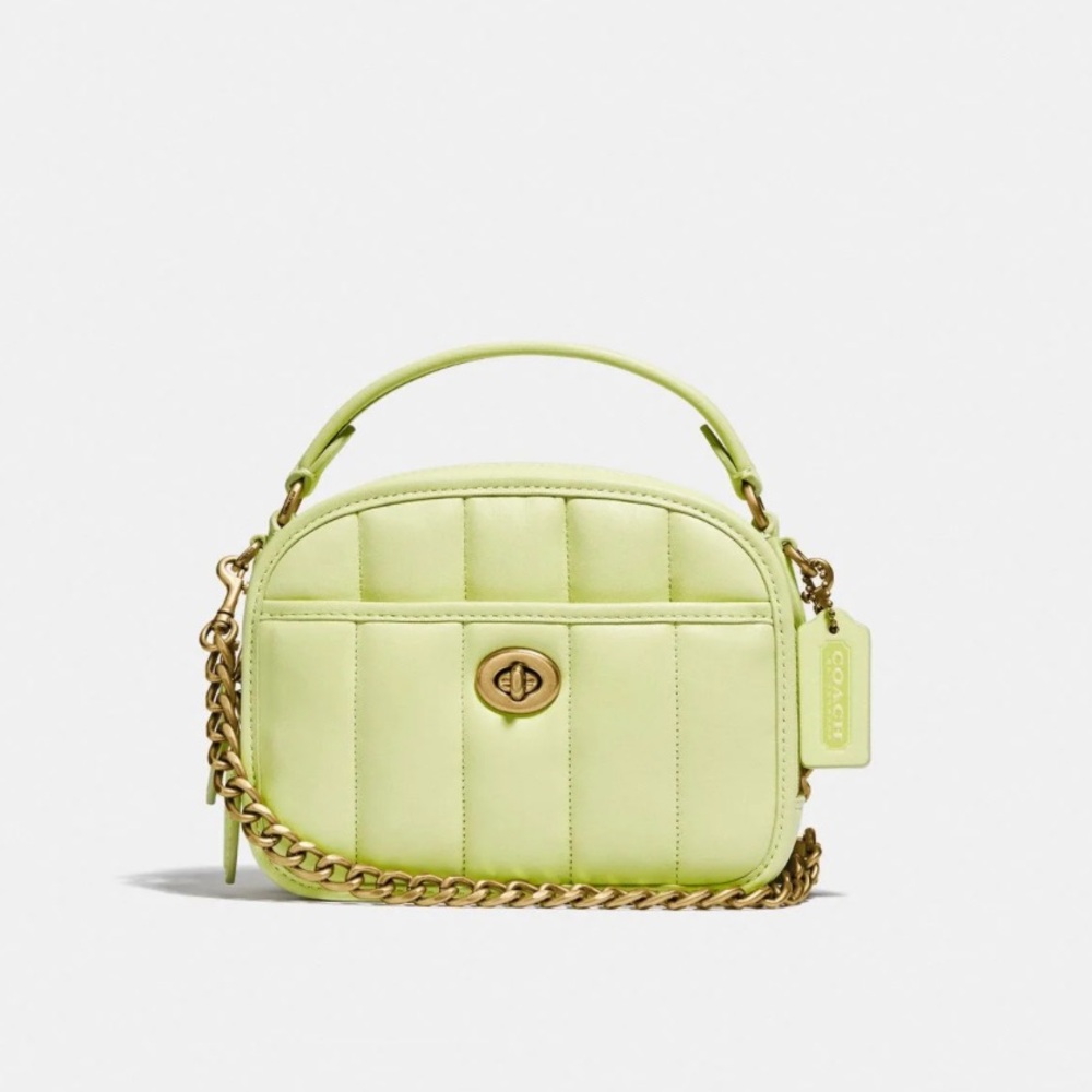 COACH Lunchbox Top Handle with Quilting